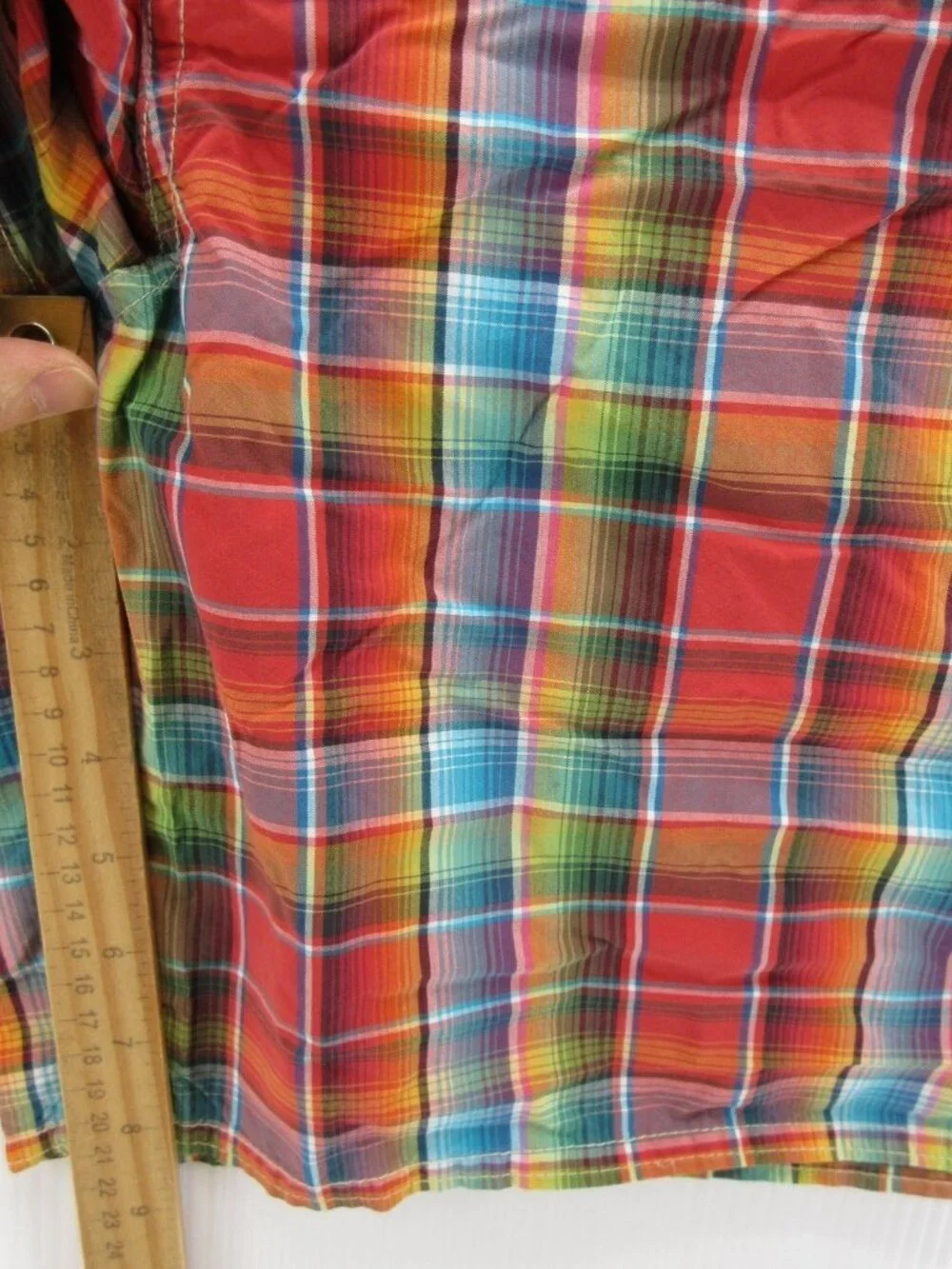 Polo Ralph Lauren Swim Trunks XXL Madras Plaid Board Shorts Colorful
